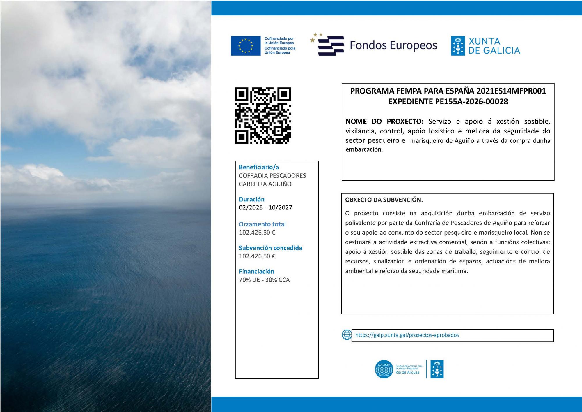 GALP RIA DE AROUSA _ PROXECTO FEMPA PE155A_2026_00028
