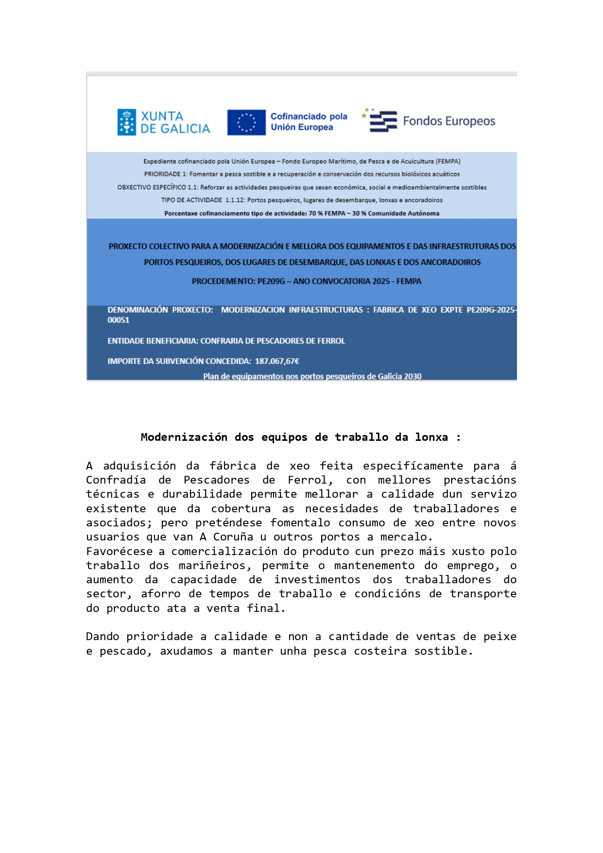 PUBLICIDADE AXUDA FEMPA PROYECTO FABRICA DE XEO 2025