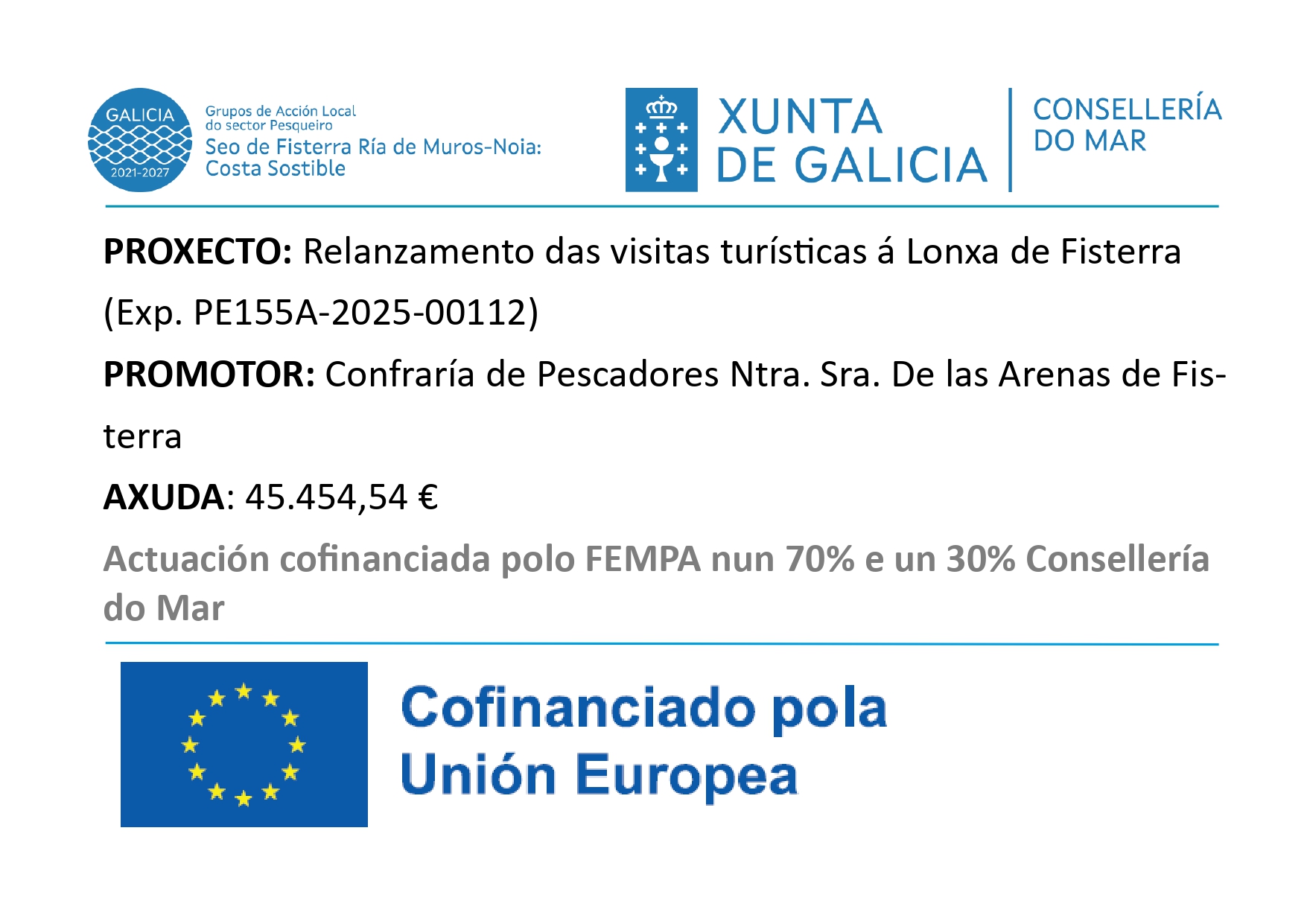 VISITAS LONXA DE FISTERRA