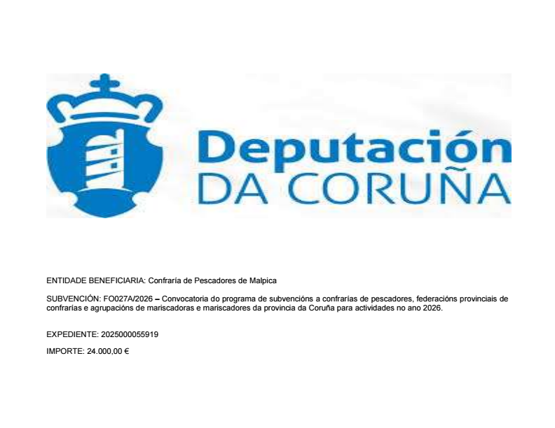 FO027A - EXPEDIENTE: 2025000055919 - DEPUTACIÓN A CORUÑA