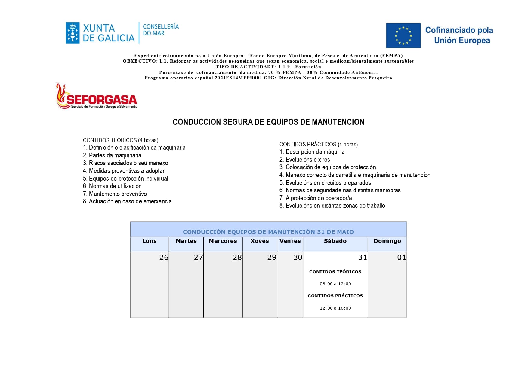 HORARIO CARRETILLEIRO