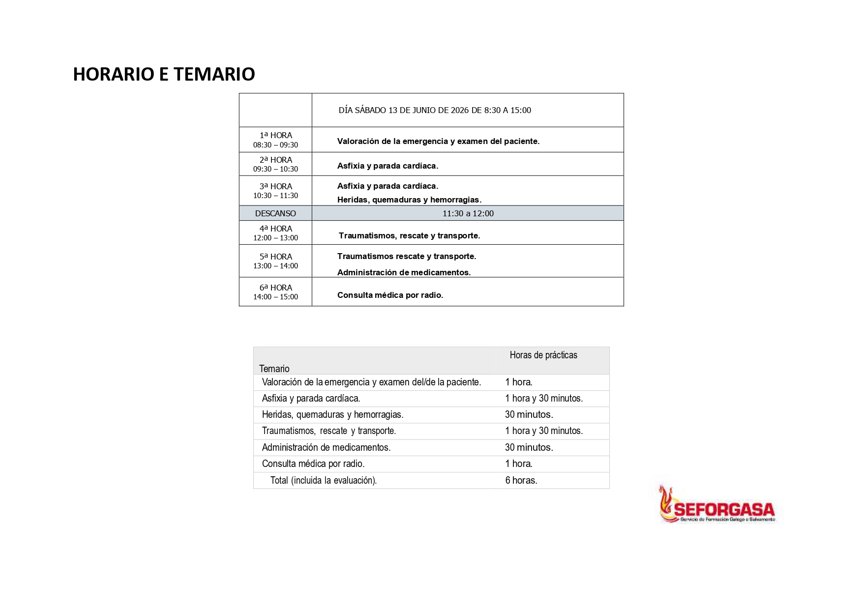 CRONOGRAMA CURSO