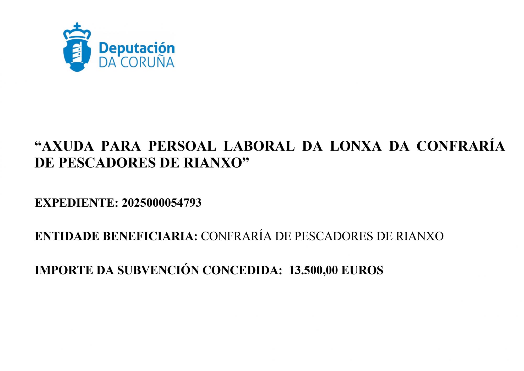 CARTEL AXUDA DEPUTACION DA CORUÑA 2026