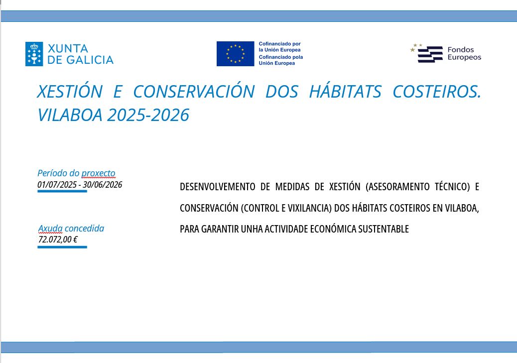 DIVULGACIÓN PROXECTO XESTIÓN E CONSERVACIÓN 2025
